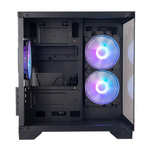 Gabinete Gamer Preto Soul Pro Bg-052 - 3X Fan Argb - Bluecase Imagem de Gabinete Gamer Preto Soul Pro Bg-052 - 3X Fan Argb - Bluecase