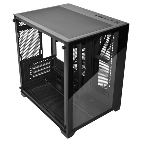 Gabinete Gamer Preto Space Lateral E Frontal Vidro K-Mex Imagem de Gabinete Gamer Preto Space Lateral E Frontal Vidro K-Mex