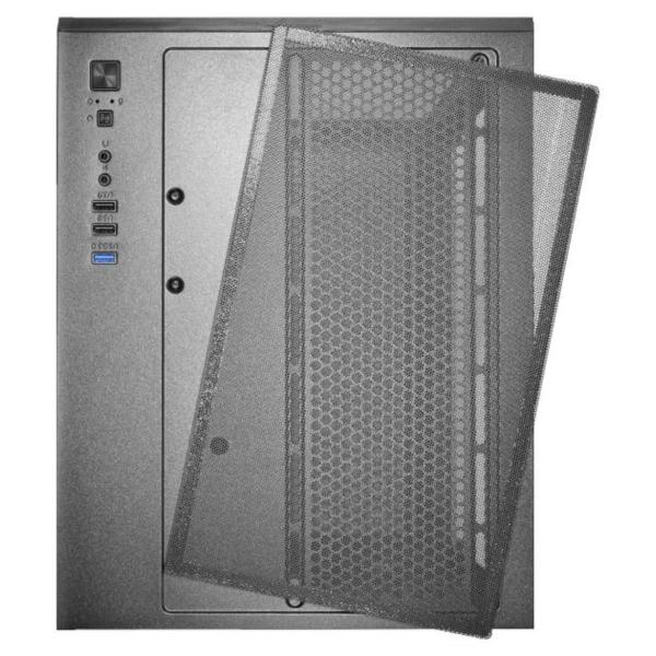 Gabinete Gamer Preto Space Lateral E Frontal Vidro K-Mex Imagem de Gabinete Gamer Preto Space Lateral E Frontal Vidro K-Mex