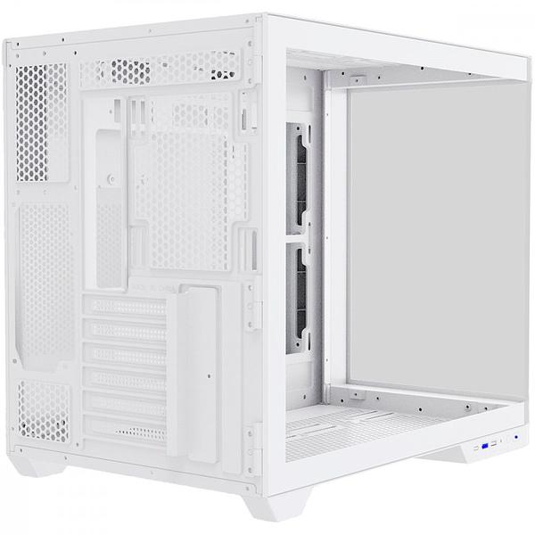 Imagem de Gabinete Gamer Redragon Wideload Extreme RGB Branco Vidro Curvado Sem Fan Mid Tower ATX - CA-605W