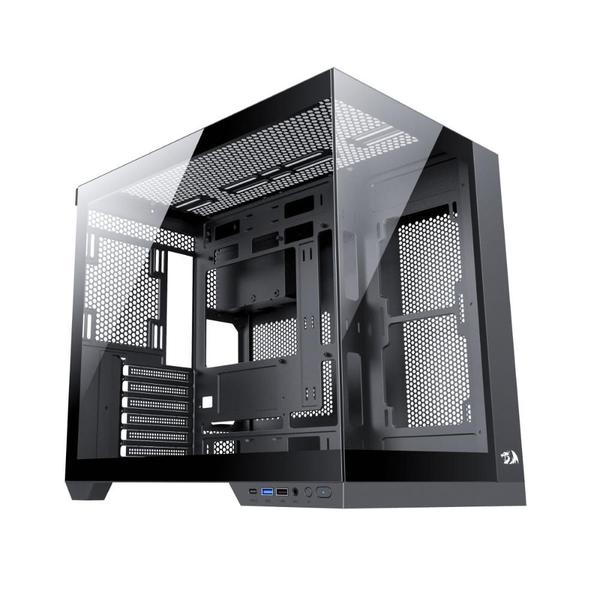 Imagem de Gabinete Gamer Redragon Wideload Pro - Lateral em Vidro - USB 3.0 - Micro ATX - Preto - CA-604B-PRO