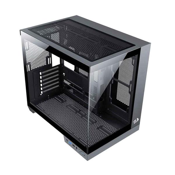 Gabinete Gamer Redragon Wideload Pro Preto Ca-604b-pro Imagem de Gabinete Gamer Redragon Wideload Pro Preto Ca-604b-pro
