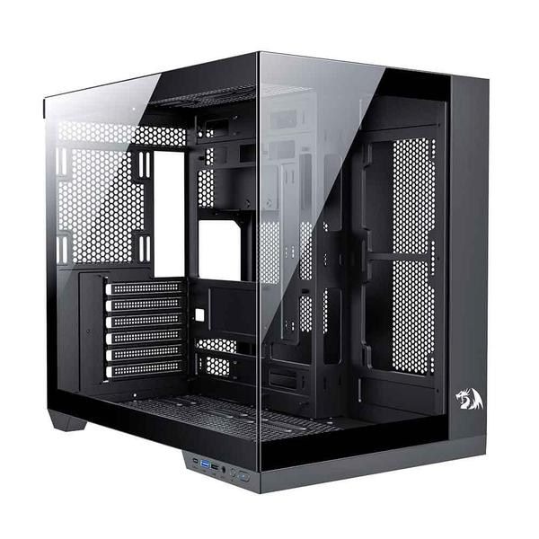 Gabinete Gamer Redragon Wideload Pro Preto Ca-604b-pro Imagem de Gabinete Gamer Redragon Wideload Pro Preto Ca-604b-pro