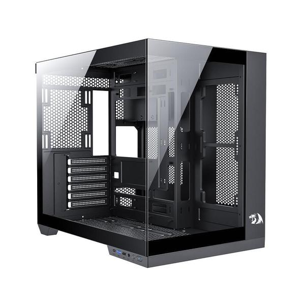 Gabinete Gamer Redragon Wideload Pro Preto Ca-604B-Pro Imagem de Gabinete Gamer Redragon Wideload Pro Preto Ca-604B-Pro