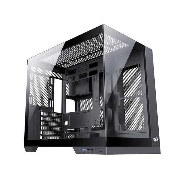 Gabinete Gamer Redragon Wideload Pro Preto Ca-604B-Pro Imagem de Gabinete Gamer Redragon Wideload Pro Preto Ca-604B-Pro