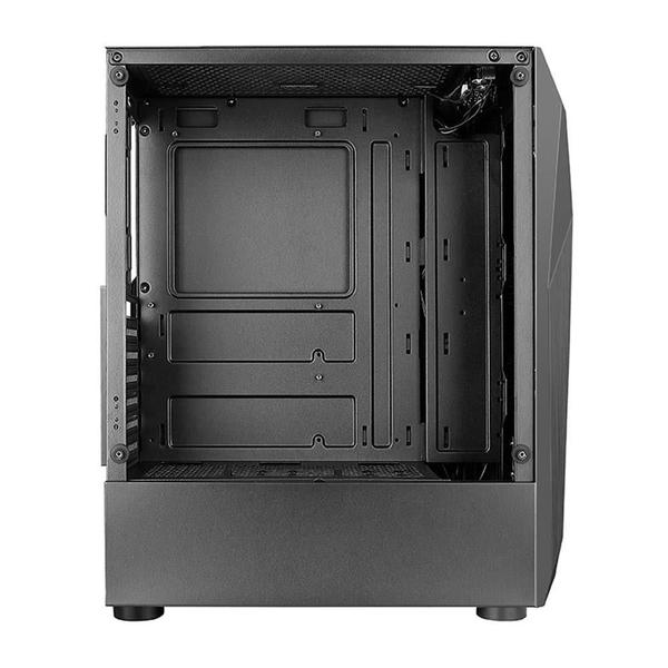 Imagem de Gabinete Gamer Rise Mode X4 Glass, Barra de LED RGB, Lateral em Vidro Fumê, Preto - RM-X4-04-FB