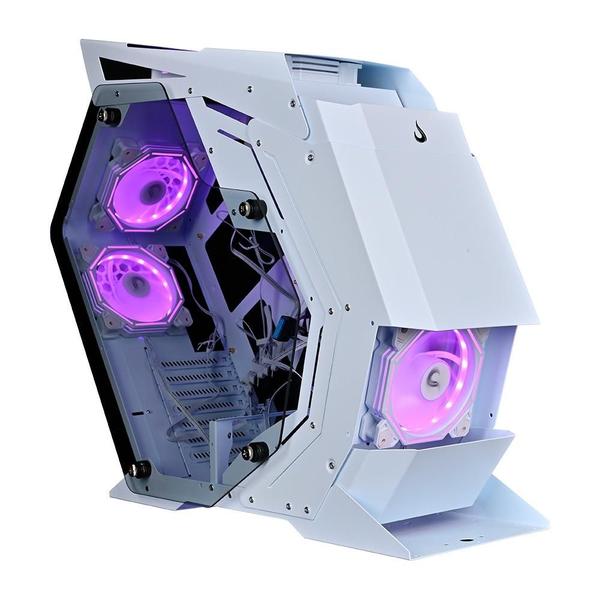 Imagem de Gabinete Gamer Rise Mode Z4, Mid Tower, ATX, Lateral em Vidro Temperado, Branco - RM-Z4-04-FW