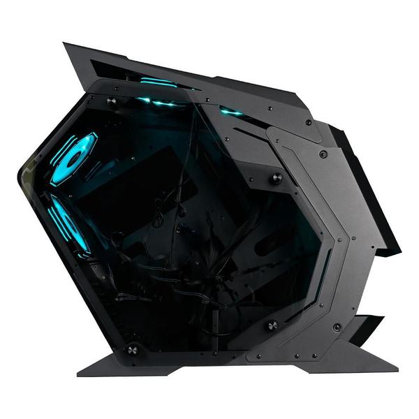 Imagem de Gabinete Gamer Rise Mode Z4, Mid Tower, ATX, Lateral em Vidro Temperado, Preto - RM-Z4-04-FB