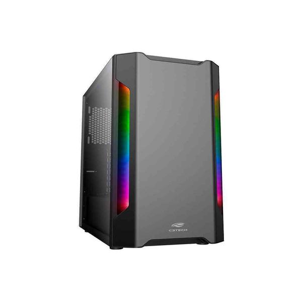 Imagem de Gabinete Gamer Sem Fonte, C3tech - Mt-g680sbk