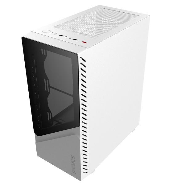 Imagem de Gabinete Gamer Set White Ghost - Lateral Em Vidro - Pcyes - Gswgpbr