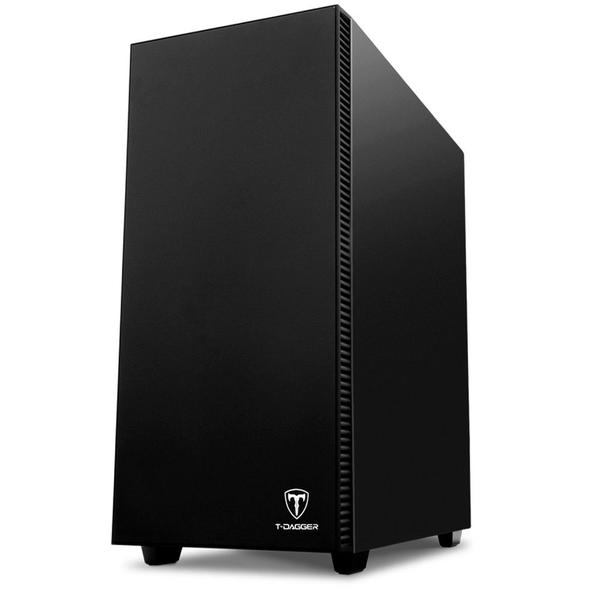 Imagem de Gabinete Gamer T-Dagger Cube Preto Atx E Micro Atx Lateral De Vidro Temperado - T-Tgc305B