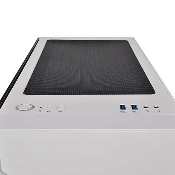 Gabinete Gamer Thermaltake H200 Tg Rgb White Ca-1m3-00m6wn-00 Imagem de Gabinete Gamer Thermaltake H200 Tg Rgb White Ca-1m3-00m6wn-00