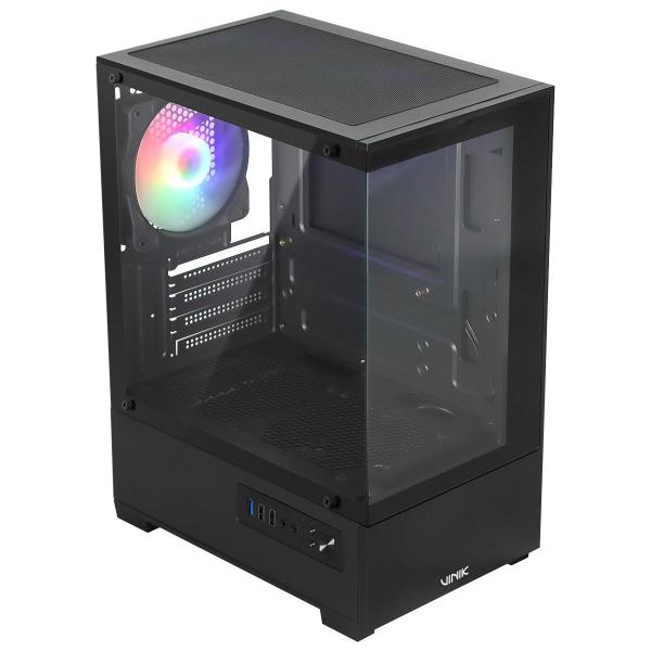 Gabinete Gamer Vinik G-SHIELD Vidro Temperado C/ 3 FANS - GGGSVBK Imagem de Gabinete Gamer Vinik G-SHIELD Vidro Temperado C/ 3 FANS - GGGSVBK