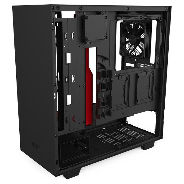 Imagem de Gabinete H510I Matte Black/Red - Ca-H510I-Br