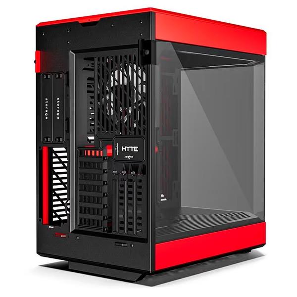 Imagem de Gabinete HYTE Y60 Preto/Vermelho Mid-Tower 3 Fans 120MM - CS-HYTE-Y60-BR