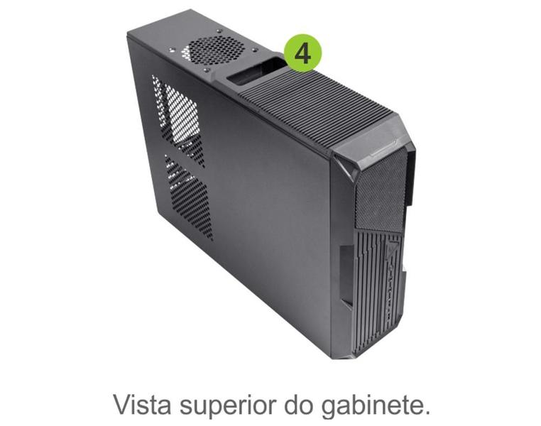 Imagem de Gabinete K-Mex GM-102A Com Fonte PB-200w Preto