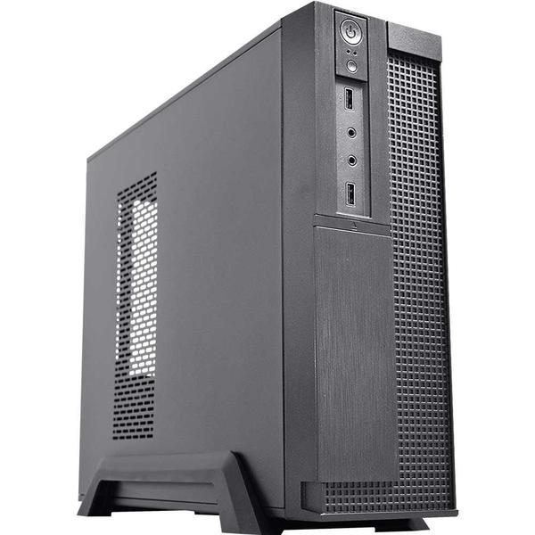 Imagem de Gabinete K-mex Slim Micro Atx Gm-04cc C/ Ac Audio 97+2* Usb 2.0 C/fonte Pb200 - Gm04ccbn001cb0x