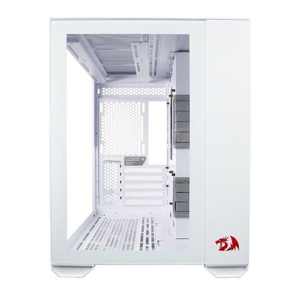 Imagem de Gabinete Lian Li O11 Dynamic Mini, Branco, Redragon Edition