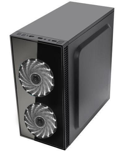 Imagem de Gabinete Micro Atx Gamer Xway Acrilico 01146 Fonte 230 2xfan