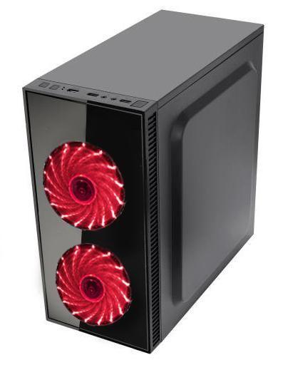 Imagem de Gabinete Micro Atx Gamer Xway Acrilico 01146 Fonte 600 2xfan