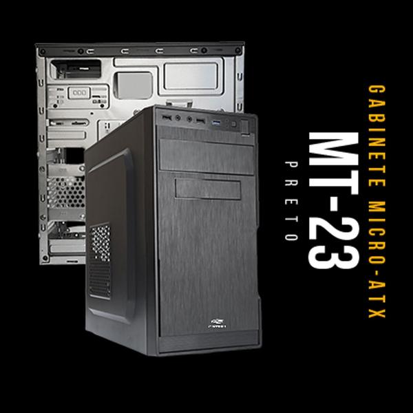 Imagem de Gabinete Micro ATX MT-23V2BK C3 Tech sem fonte