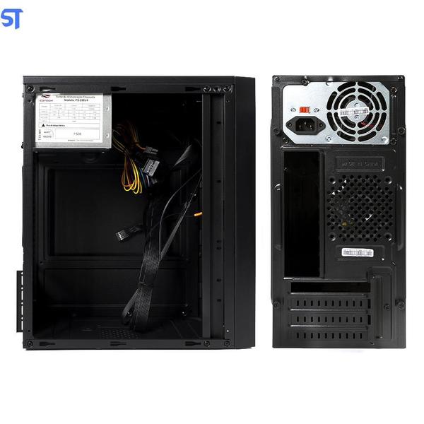 Imagem de Gabinete Micro-Atx Mt-31Bk Com Fonte 200W C3Tech