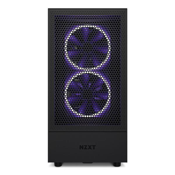 Imagem de Gabinete NZXT H5 Flow Compact, Mid Tower, ATX, Lateral e Frontal em Vidro Temperado, 2x Cooler Fan, Preto - CC-H51FB-01