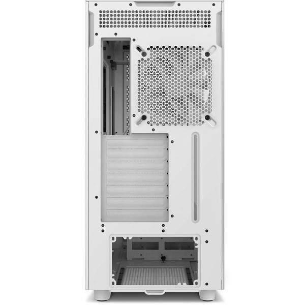 Imagem de Gabinete NZXT H7 Flow, Mid Tower, ATX, Lateral em Vidro Temperado, 2x Fans, Branco - CM-H71FW-01