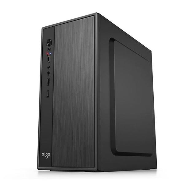 Imagem de Gabinete Office Aigo Q2506, Mini-Tower, Preto, Q2506-BK