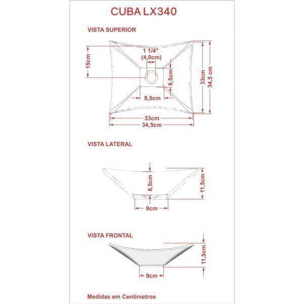 Imagem de Gabinete para Banheiro 1 Porta 1 Gaveta 1 Cuba Folha Lux e Espelheira Legno 630W Espresso Móveis