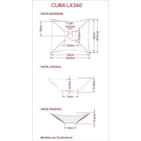 Imagem de Gabinete para Banheiro 1 Porta 1 Gaveta 1 Cuba Folha Lux e Espelheira Legno 630W Espresso Móveis