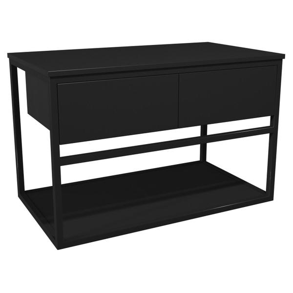 Imagem de Gabinete para Banheiro 80cm Estilo Industrial Iron Rustico Venturi