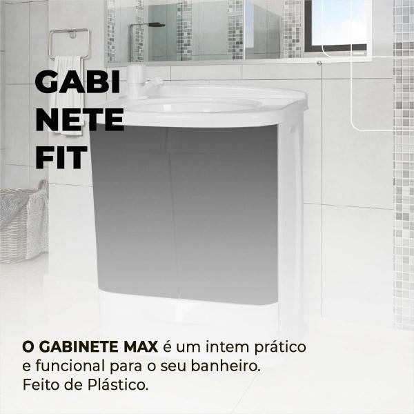 Imagem de Gabinete Para Banheiro Astra Gab Fit 45 X 32 X 58 Cm