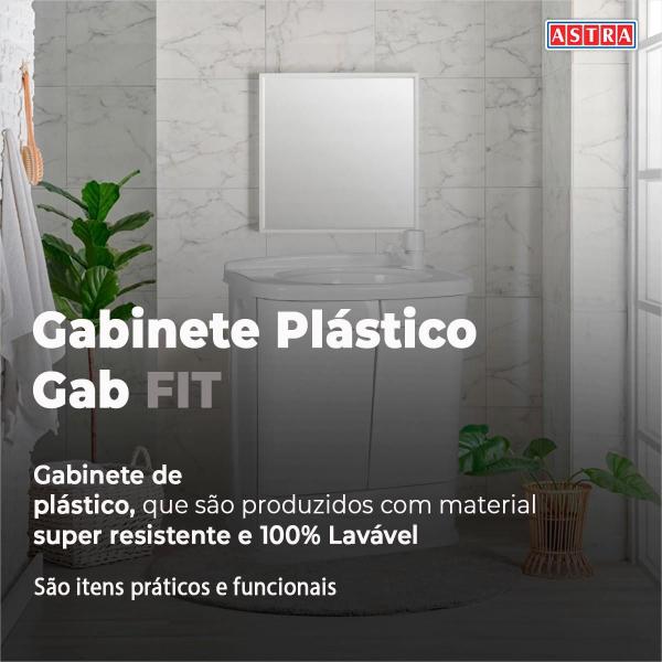 Imagem de Gabinete Para Banheiro Astra Gab Fit 45 X 32 X 58 Cm