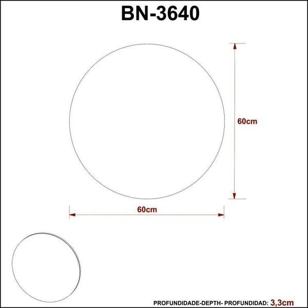 Imagem de Gabinete para Banheiro com Espelheira 60cm Branco