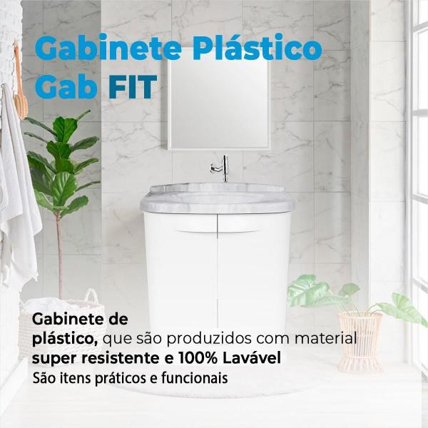 Imagem de Gabinete Plástico Gab Fit Branco Lavável 100% Pvc Astra