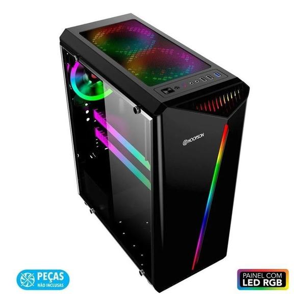 Imagem de Gabinete sem fonte hoopson cpu-018g-pt preto