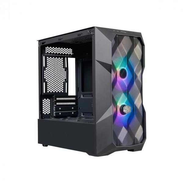 Imagem de Gabinete td300 mesh - mini tower - lateral de vidro temperado - preto - td300-kgnn-s00