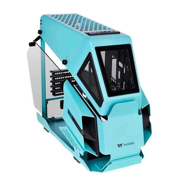 Imagem de Gabinete Tt AH T200 open frame micro case TG azul-turquesa - CA-1R4-00SBWN-00