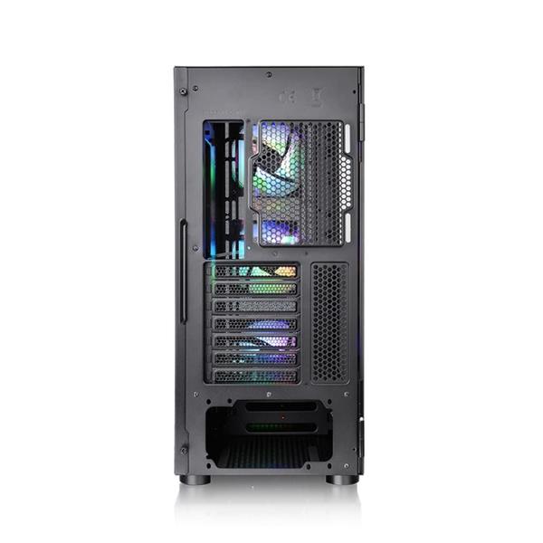 Imagem de Gabinete TT H570 TG BLACK MID-TOWER 3ARGB 120MM - CA-1T9-00M1WN-01