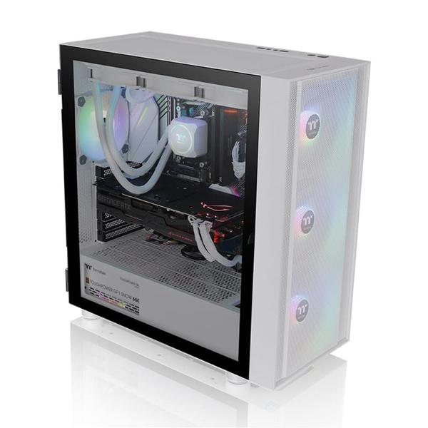 Imagem de Gabinete TT H570 TG SNOW MID-TOWER 3ARGB 120MM - CA-1T9-00M6WN-01