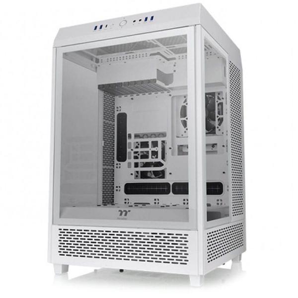 Imagem de Gabinete Tt the tower 500 branco mid-tower com painel de vidro temperado - CA-1X1-00M6WN-00