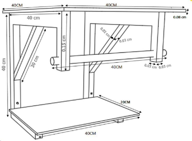 Imagem de Gabinete Vidro Para Banheiro 40Cm Inox Incolor Com Torneira