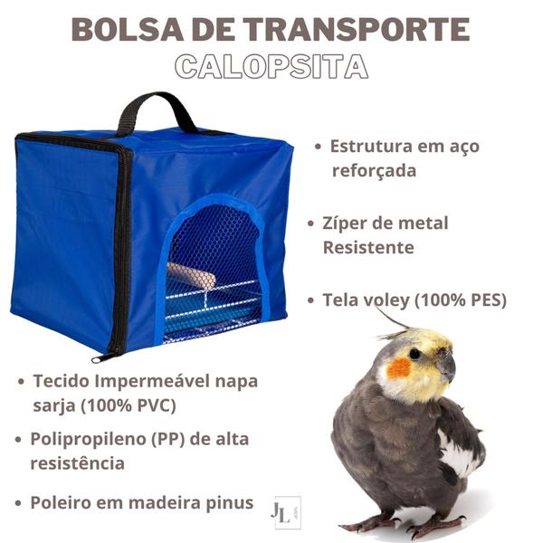 Imagem de Gaiola Caixa De Transporte Bolsa Calopsita Aves Imperméavel