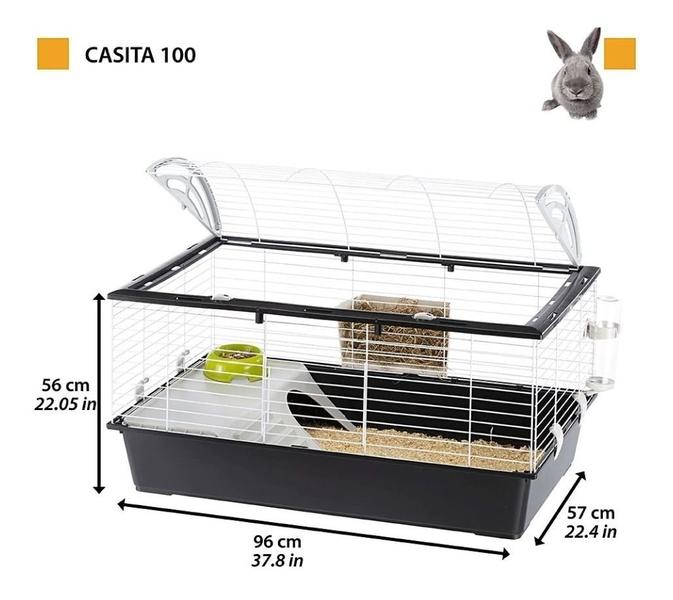 Imagem de Gaiola Casita Para Roedores Coelhos Chinchilas Ratos Porquinho da Índia - 100 - Ferplast