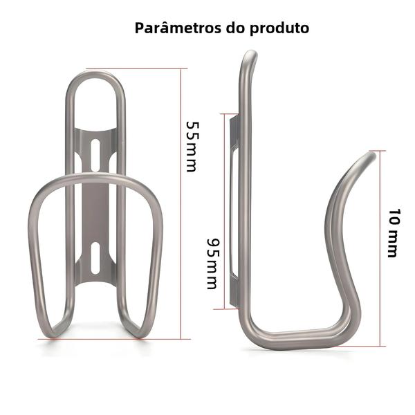 Imagem de Gaiola De Garrafa De Água De Bicicleta De Titânio Ultraleve Mtb Suporte De Bicicleta De Estrada Rack