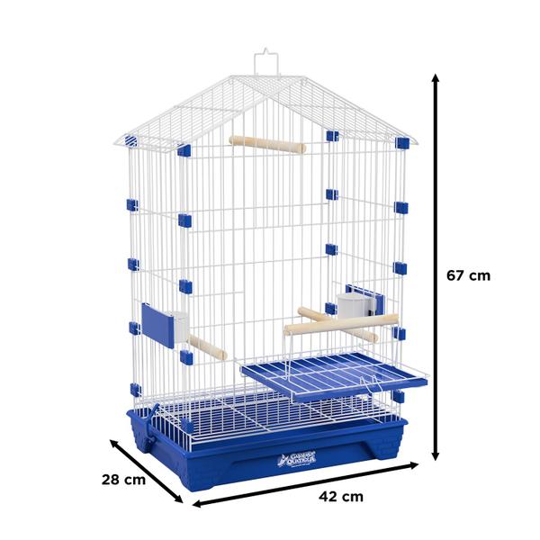 Imagem de Gaiola Grande para Calopsita Aves Mansas com Acessórios