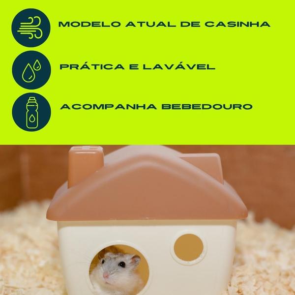 Imagem de Gaiola Luxo Hamster, Topolino, Anão Russo Com Dois Andares