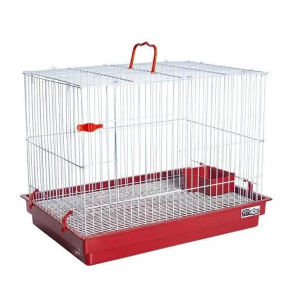 Imagem de Gaiola Para Coelho Chinchila Hamster Com Andar Vermelho