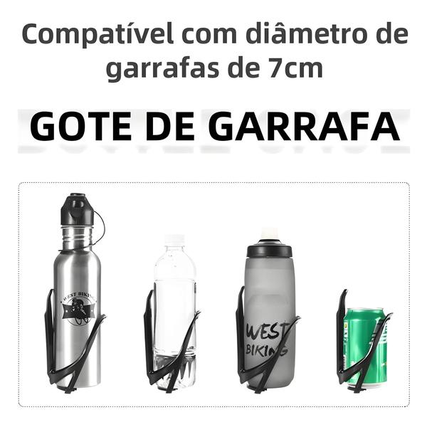 Imagem de Gaiola para Garrafa d'Água de Bicicleta West Biking - Leve e Resistente